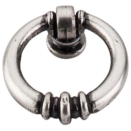 Newton Ring Pull, Pewter Antique, 1 1/2"