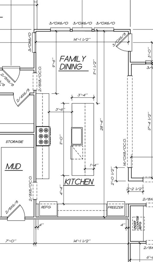 new build - help with kitchen layout/two sinks?