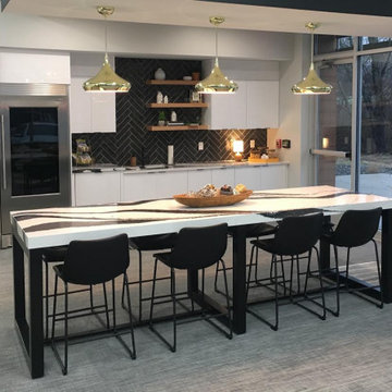 Real Estate Office Meeting and Break Room