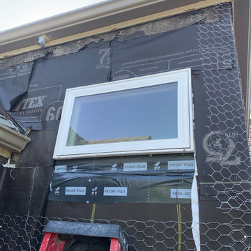 roof and stucco  project