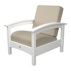 Trex&reg; Outdoor Furniture&trade; Rockport Club Chair in Classic White - Outdoor Lounge Chairs