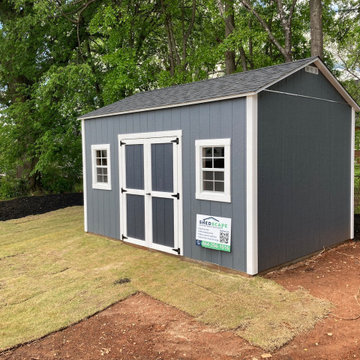 10' x 14' Shed Built in Greer, SC