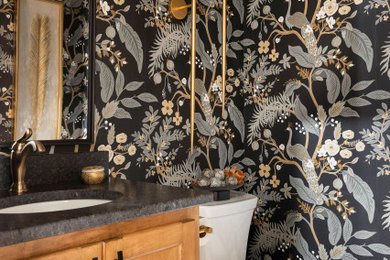 Inspiration for a transitional home design remodel in Other
