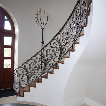 Scroll railing