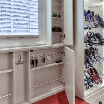 Storage for keys, shoes and sunglasses