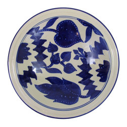 Le Souk Ceramique - Medium Stoneware Serving Bowl Jinane Design - Serving And Salad Bowls