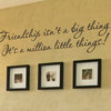 Wall Decal Quote Sticker Vinyl Art Friendship is a Million Things Friends FR16