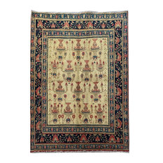 Consigned, Traditional Rug, 4'x6', Sirjan, Handmade Wool