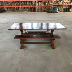 Rustic Farmhouse Dining Room Table - Dining Tables