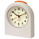 Bai Design Inc. - Pick-Me-Up Alarm Clock White - This bestselling Bai Pick-Me-Up Alarm Clock features our high-tech Lift-light and Lift-snooze technology (activated by simply tilting the clock when alarm goes off), niteglow dial and hands, a German silent quartz alarm movement with 4-step volume increase. Spray-painted ABS bezel, quality quartz movement with 4-step volume increase. Requires one AA battery to operate.