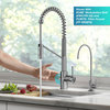 Oletto Touchless Pull-Down 1-Hole Kitchen Faucet, Bronze