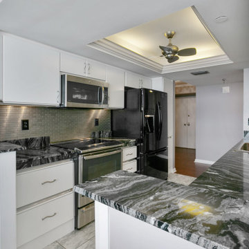 Black and White Kitchen