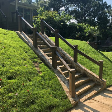 Flagstone Staircase/Low Voltage Lighting