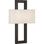 Robert Abbey - Robert Abbey Z115 Doughnut - Two Light Wall Sconce - Black/White  Shade Included: YeDoughnut Two Light W Deep Patina Bronze S *UL Approved: YES Energy Star Qualified: n/a ADA Certified: n/a  *Number of Lights: Lamp: 2-*Wattage:25w B (Medium Base) bulb(s) *Bulb Included:No *Bulb Type:B (Medium Base) *Finish Type:Deep Patina Bronze