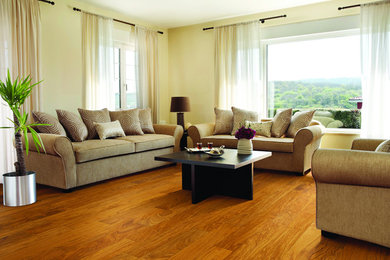 Inspiration for a contemporary living room remodel in Houston