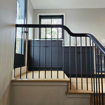 Project #115 | Staircase with Continuous Rail System Without Newels