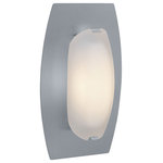 Access Lighting - Access Lighting 63951 Nido 10" Tall Wall Sconce - Matte Chrome / Frosted - Product Features: