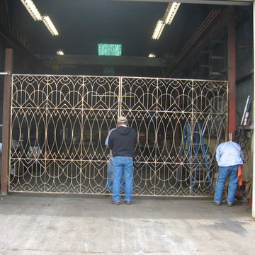 Hand Forged Bronze Gate - Bel Air, CA