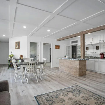 Ugly Garage/Playroom turns into a cozy In-Law