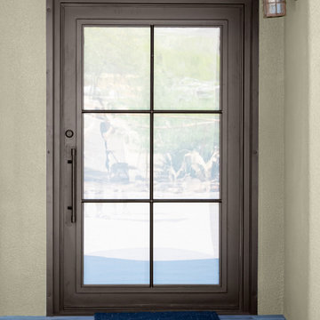 Modern Iron Entry Door
