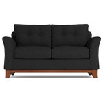 Apt2B - Apt2B Marco Apartment Size Sofa, Coal, 74"x37"x32" - Make yourself comfortable on the Marco Apartment Size Sofa. Button-tufted back cushions and a solid wood base give it a sleek, sophisticated, and modern look!