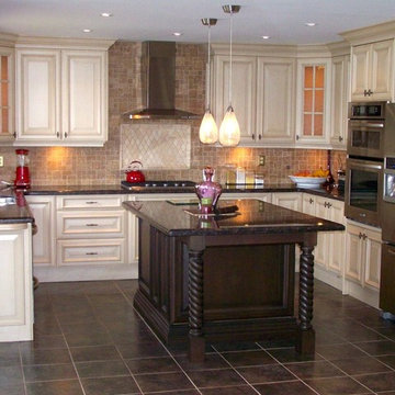 Raised Panel with Applied Mouldings Two Tone