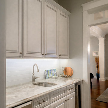 Butler's pantry with wet bar of Captain's Watch