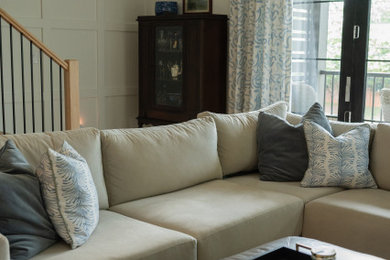 Family room - family room idea in Charlotte