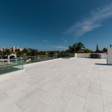 Colonial White Marble Modern Home