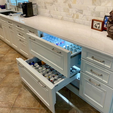 Sub-Zero Drawer Refrigerator is Fully Concealed