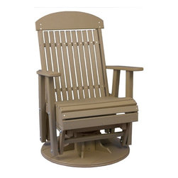 Classic Highback Swivel Glider Chair - Outdoor Gliders