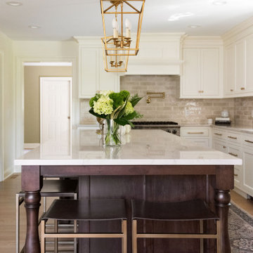 Light and Dark Kitchen Cabinets Cheshire, CT