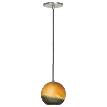 Light Line Voltage Pendant And Canopy, Bronze Brushed Nickel
