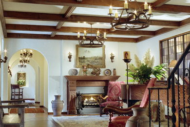 Example of a classic living room design in Philadelphia