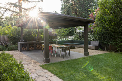 Inspiration for a contemporary patio remodel in Portland
