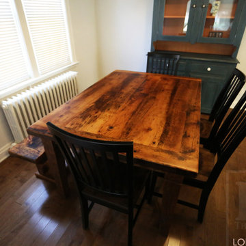 Reclaimed Wood Harvest Tables