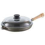 Berndes - Tradition Induction 11.5 Frying Pan With Lid - Effortlessly slide a delectable omelet from frying pan to plate within minutes for a savory breakfast or swiftly sear boneless pork chops and pan fry vegetables for a quick and tasty meal with the Tradition Induction Frying Pan with Lid. This versatile pan with lid combination is induction suitable and easy to maneuver around the kitchen, making it a necessity for every kitchen