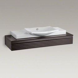 KOHLER Engineered Wenge Escale&reg; 48" Vanity With Cutout - Bathroom Vanities And Sink Consoles