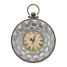 Threehands Products Houzz Three Hands Corp Wall Clock Clocks