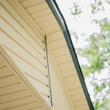 Corner Lot Home, Seamless Siding from All Angles