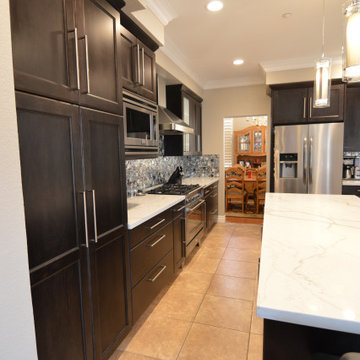 Fontana Eclectic and Modern Kitchen Renovation.
