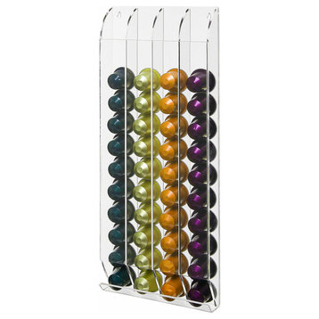 OnDisplay Wall Mounted Acrylic Coffee Capsule/Pod Holder for Nespresso®(not mad