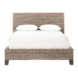 Four Hands Furniture - Grass Roots Banana Leaf Bed - Panel Beds