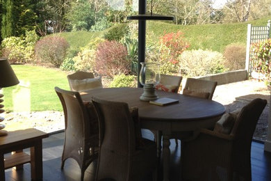 Inspiration for a contemporary dining room in West Midlands.