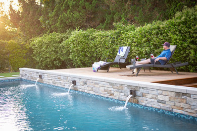 Pool - craftsman pool idea in Los Angeles