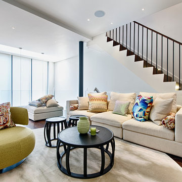 Open plan living room