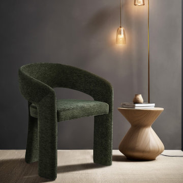 Rendition Fabric Dining Chair - Green