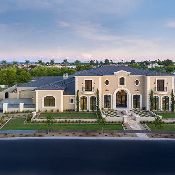 Formal Mediterranean Front Elevation