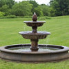 Beaufort Outdoor Water Fountain, Verde