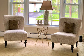 Cozy split level staging